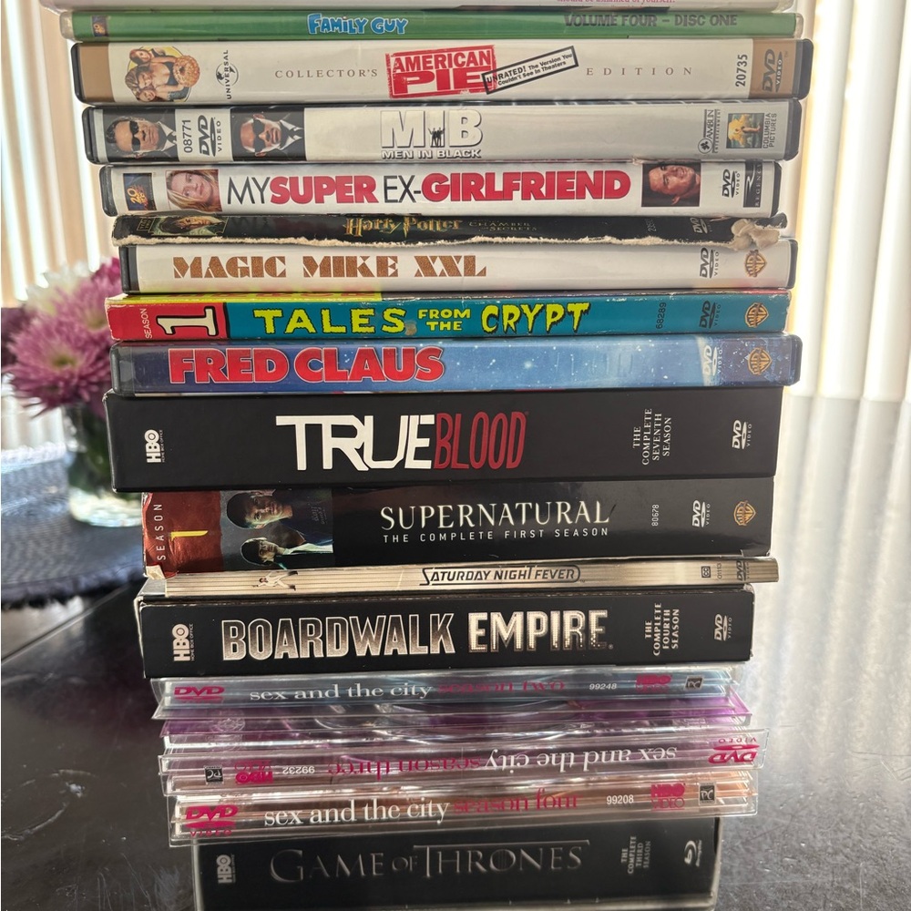 DVD Collection with Various Titles